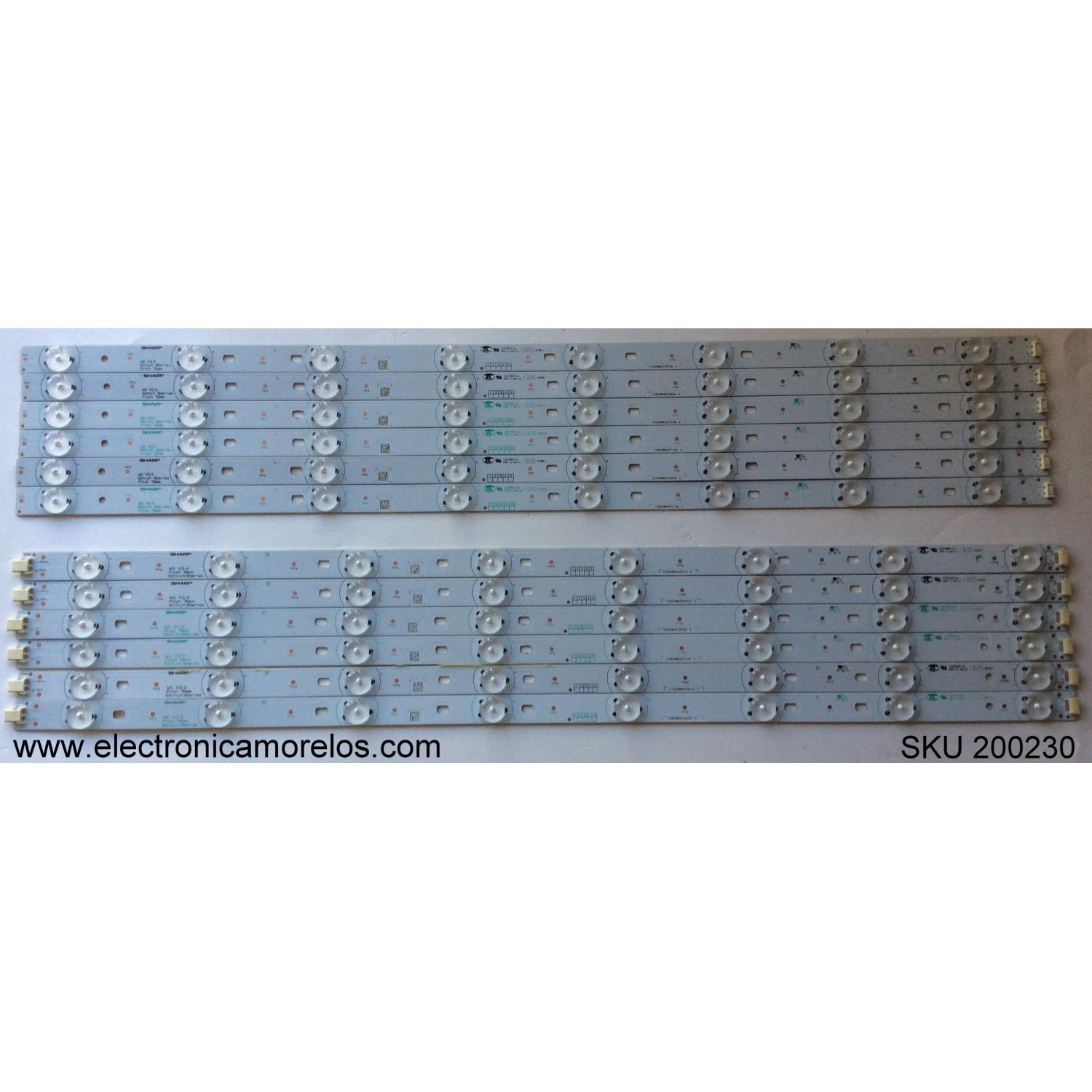 KIT DE LED PARA TV / MITSUBISHI LTA520HE11 / F103528WCA012691A6 / MODELO LT-52149